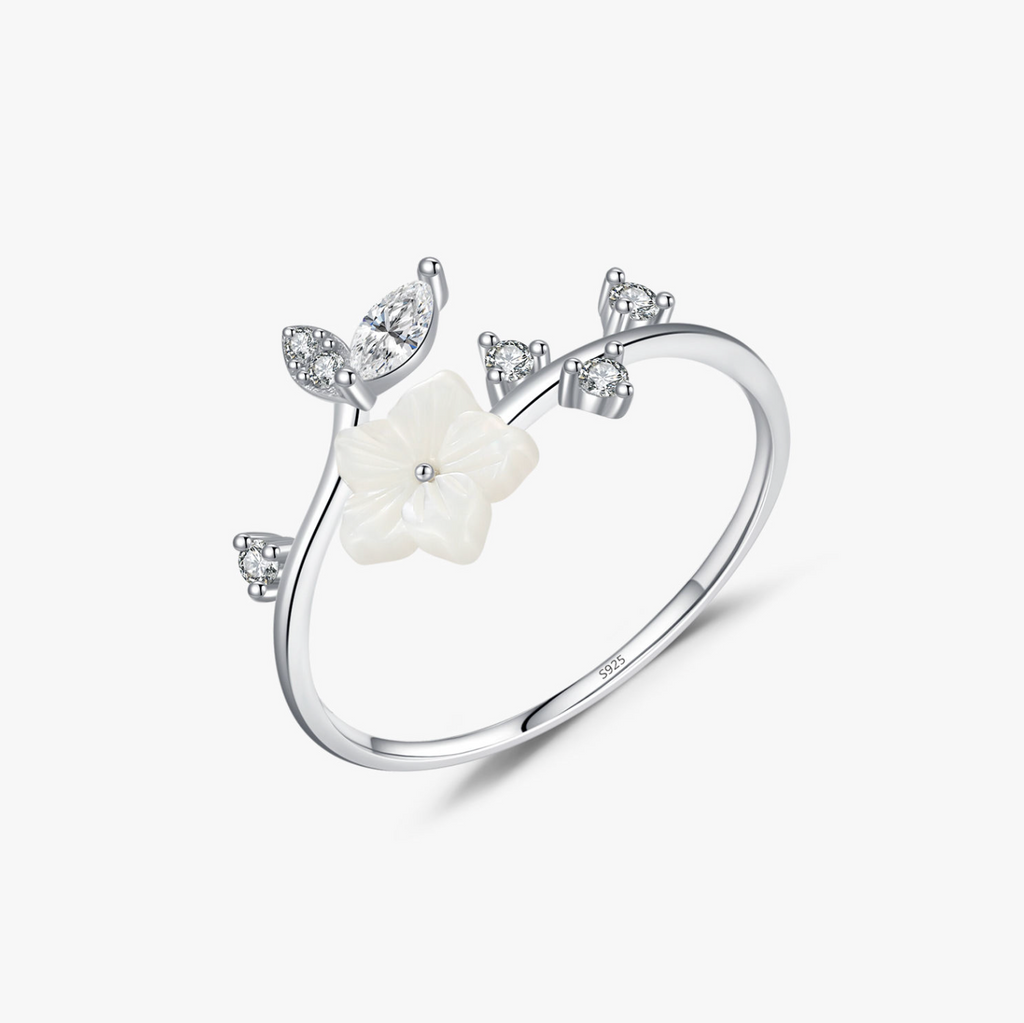 925 Sterling Silver Adjustable Open Ring