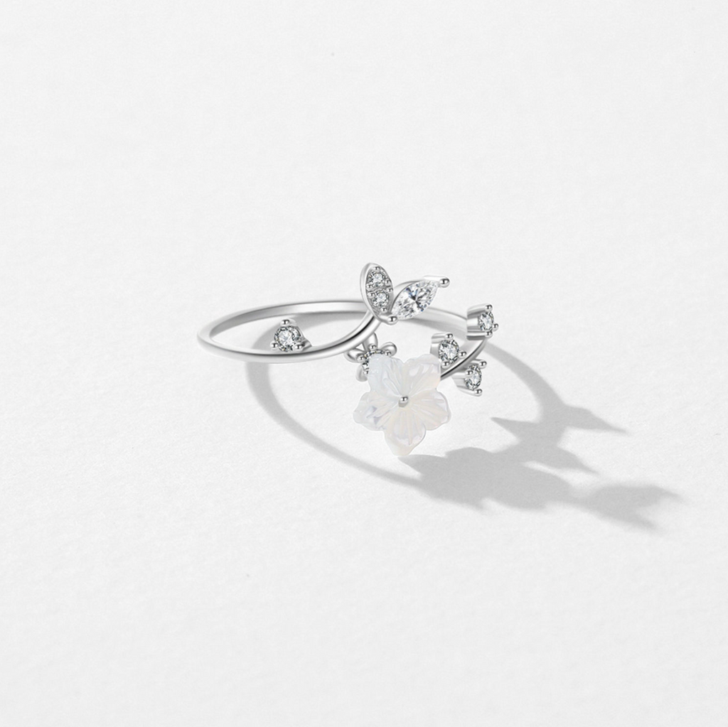 925 Sterling Silver Adjustable Open Ring
