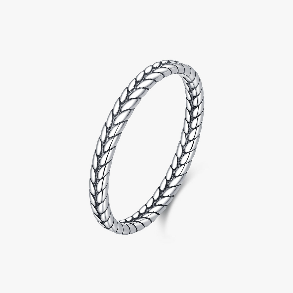 925 Sterling Silver Vintage Twist Ring